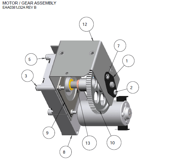 Motor Gear Assembly