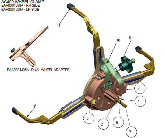 AC400 Wheel Clamp