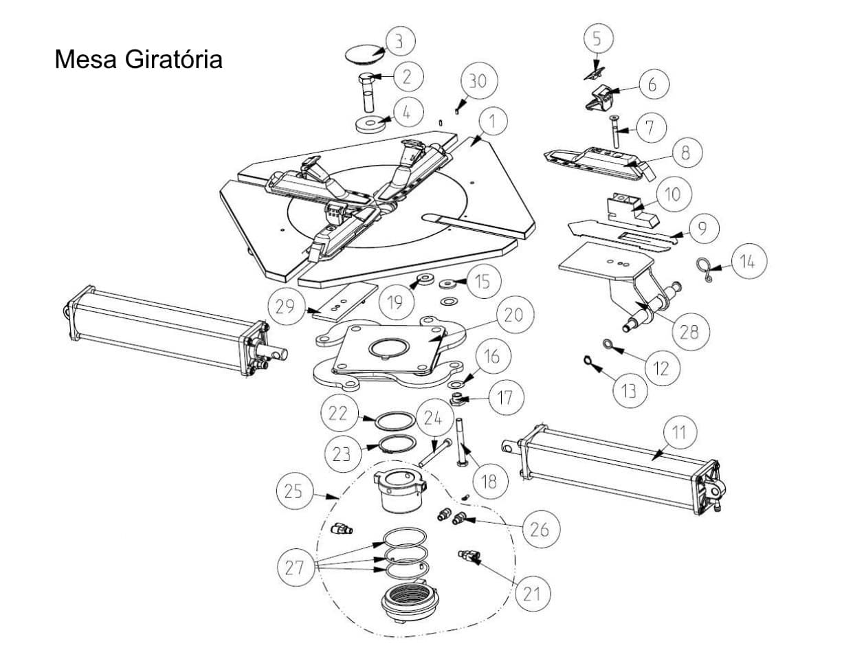 Mesa Giratória