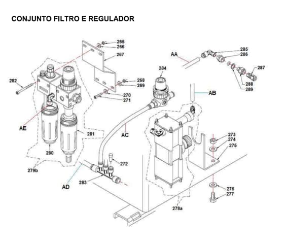 Conjunto Filtro Regulador