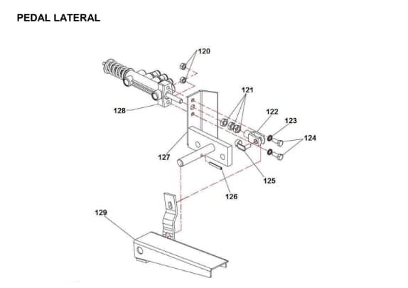 Pedal Lateral