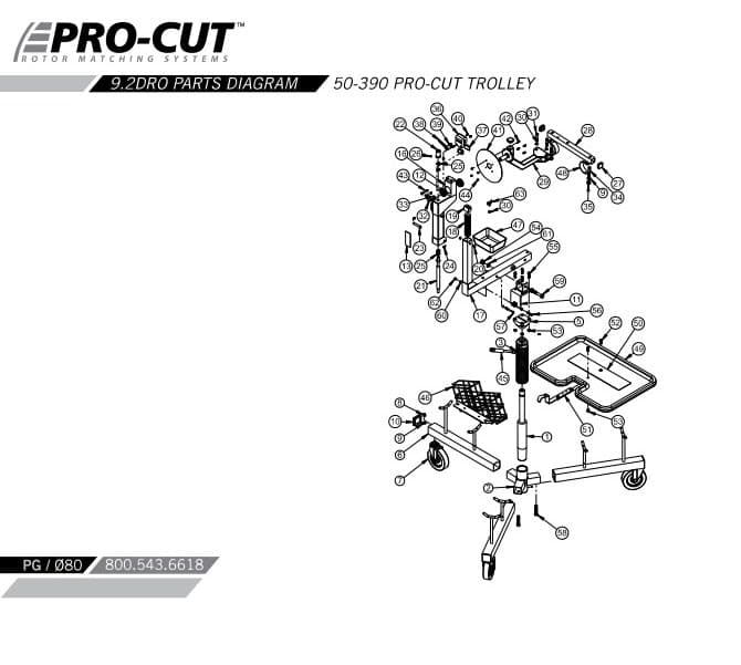 50-390 pro-cut trolley